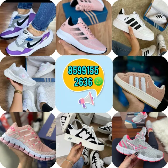 Tênis femininos vários modelos
