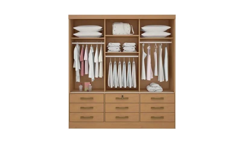 Guarda-Roupa 3 Portas Dian - Foto 4