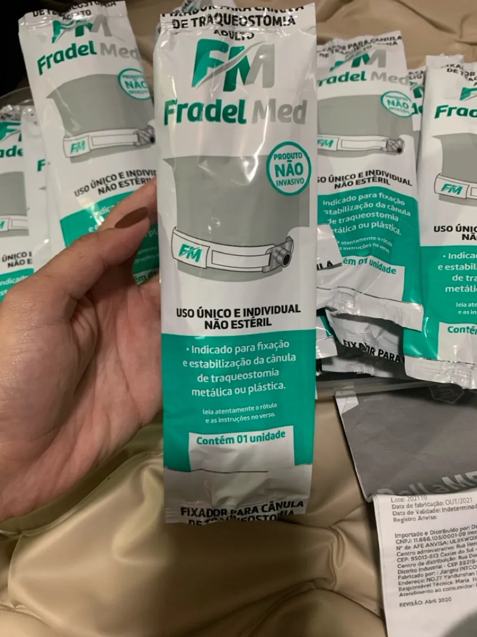 Fixador para Cânula de Traqueostomia Fradel Med