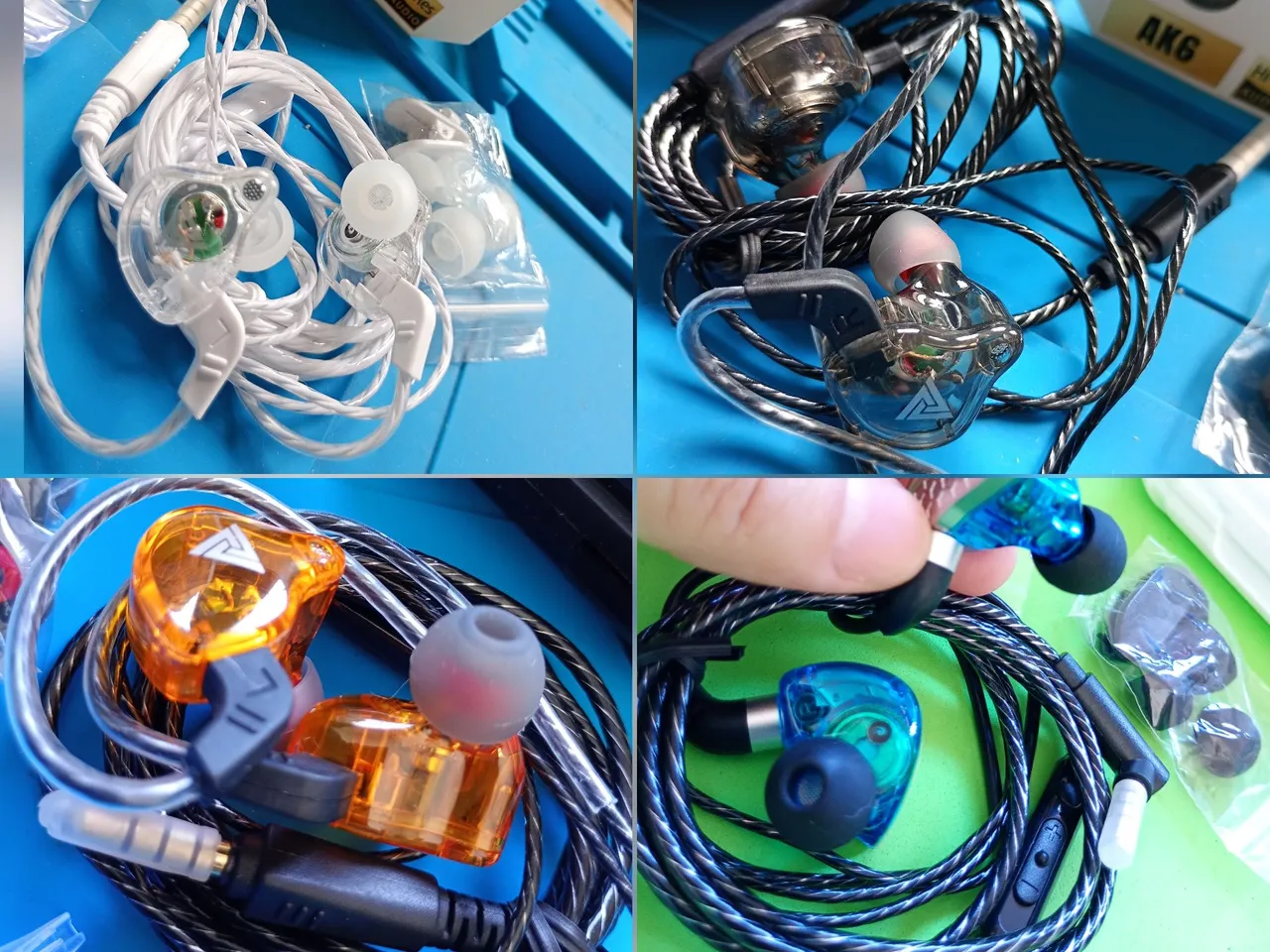 Fones Retorno de Palco QKZ - AK6/ QKZ - Hi6T