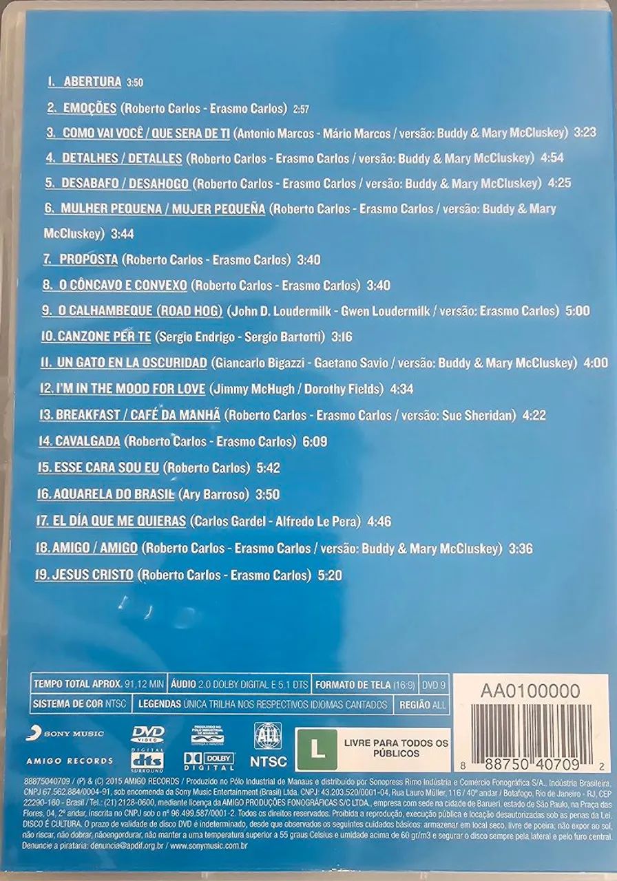 DVD Roberto Carlos em Las Vegas - Foto 2