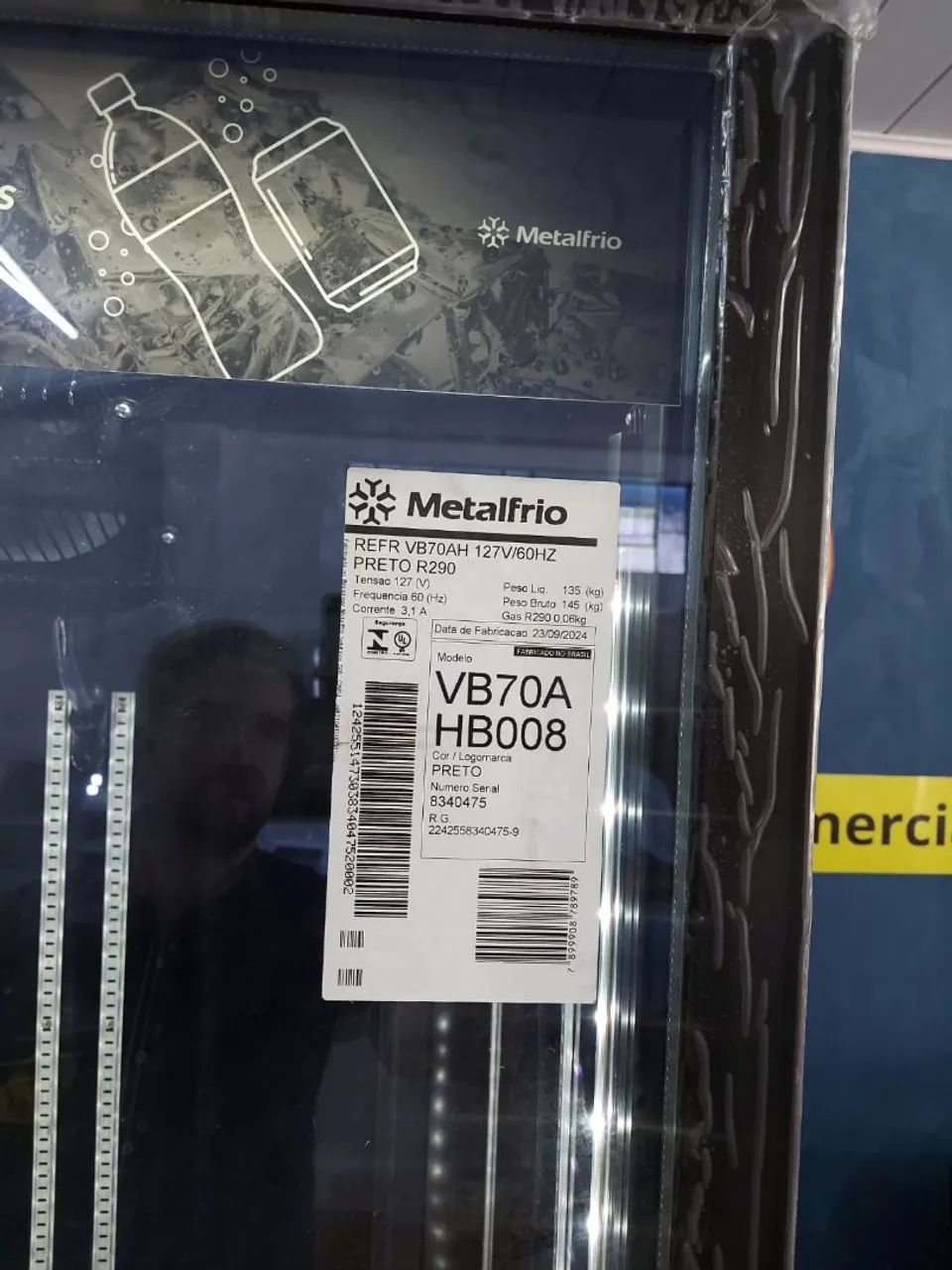 Expositor Metalfrio Novo Duas Portas - Foto 3