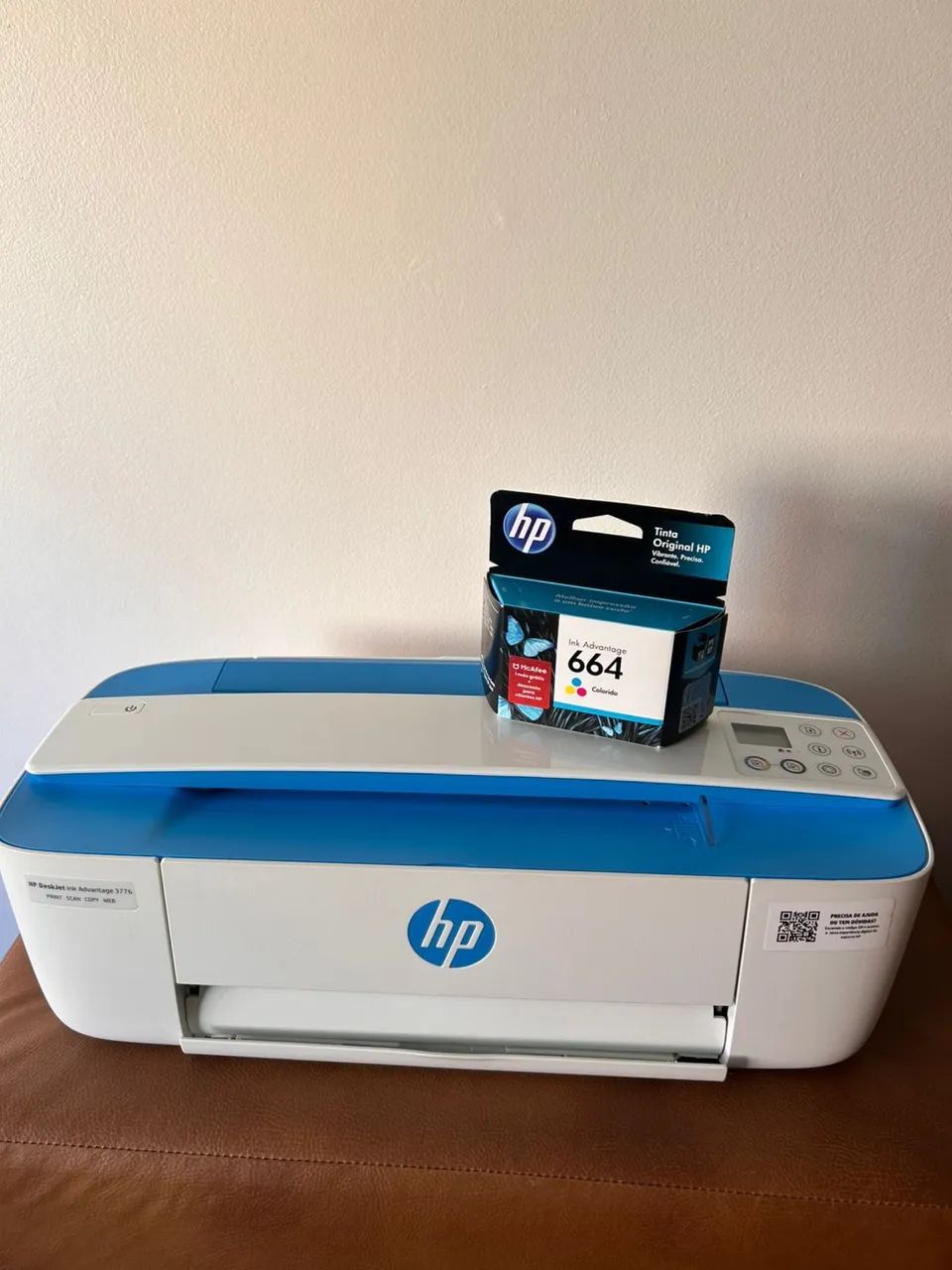 Impressora HP Deskjet 3776 c/ cartucho 