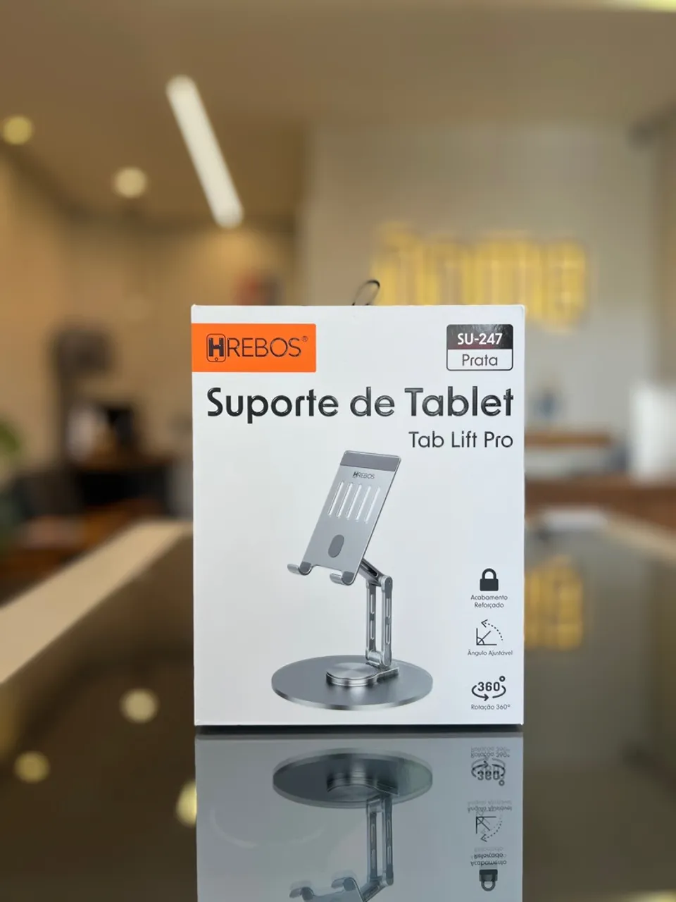 SUPORTE PARA TABLET HREBOS / LACRADO / LOJA FÍSICA