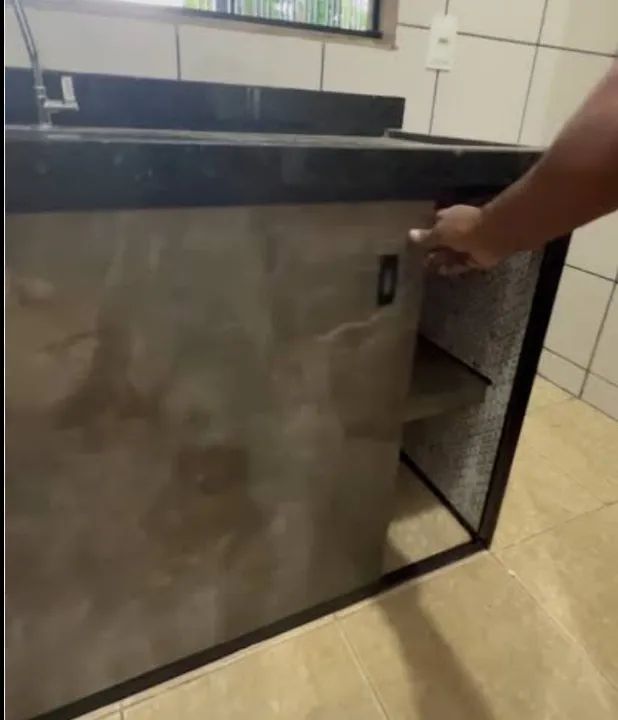 Fechamento de pia com Porcelanato para Cozinha - Foto 4