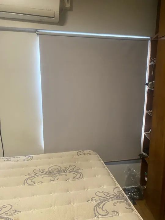 Cortina Rolô Blackout Cinza