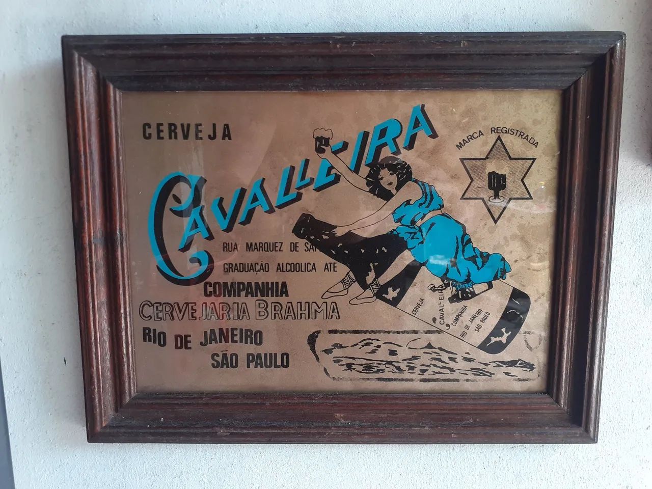 Antigo Quadro Cervejaria Brahma - Foto 2