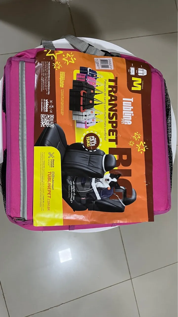 TRANSPET - cadeirinha para pet
