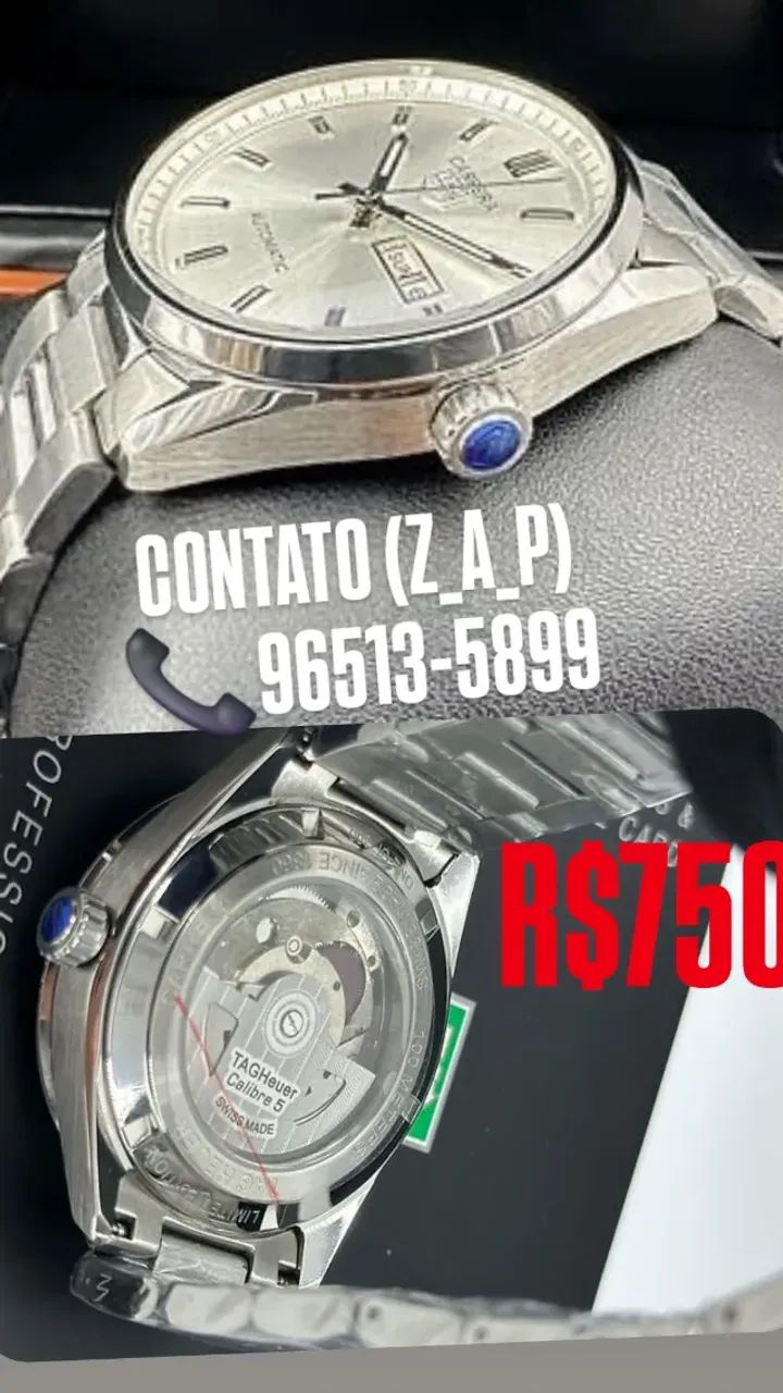Relógio TAG HEUER CARRERA DAY DATE FUNDO BRANCO  - Foto 2