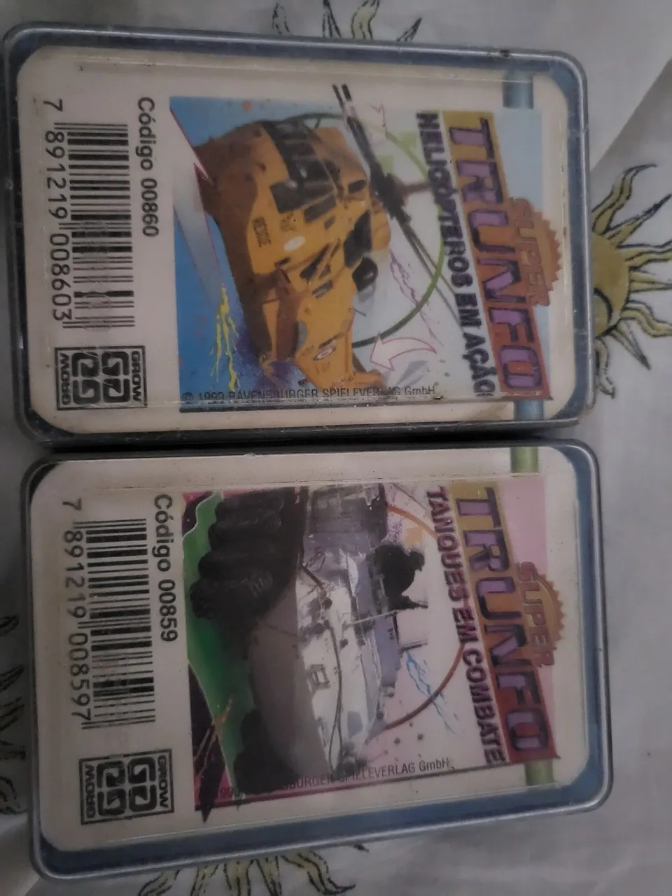 Jogos de cartas Super Trunfo (Antigo)