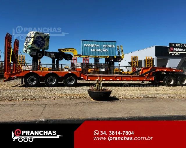 Prancha Carrega Tudo Semi Rebaixada 03 Eixos Cod 16 - Foto 4