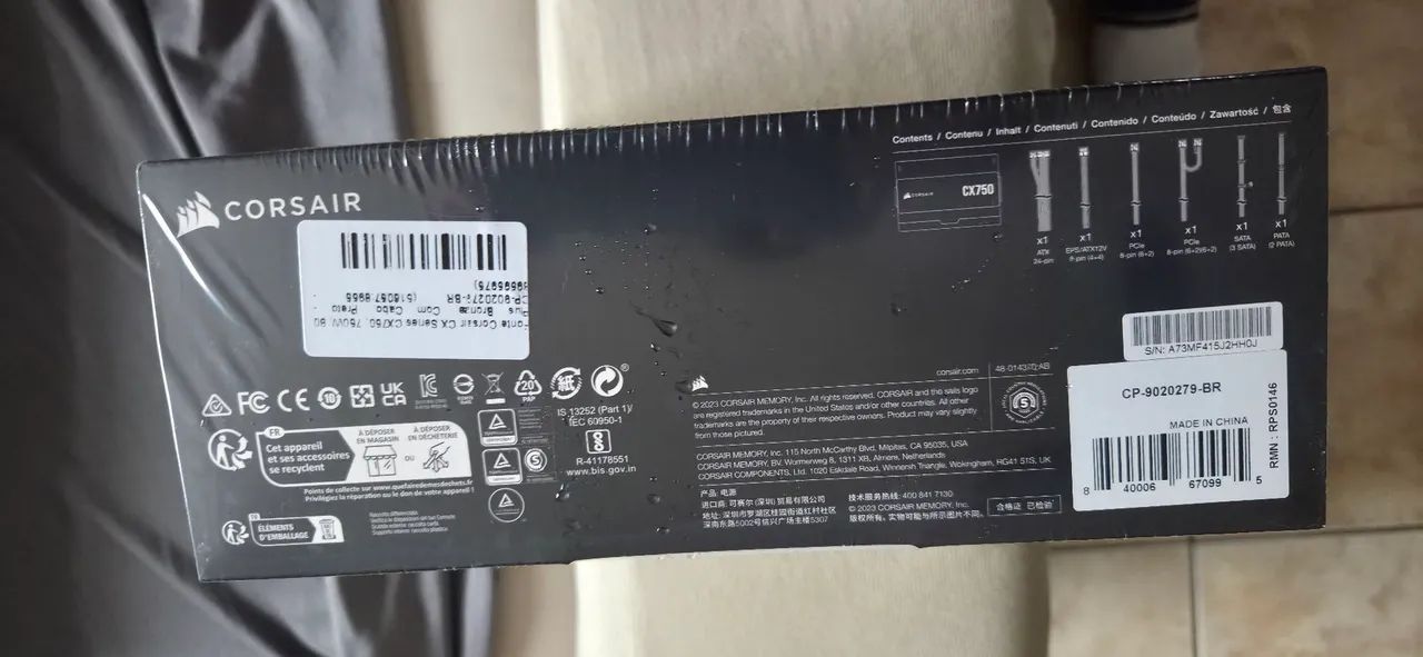 Fonte Corsair CX750 80 Plus Bronze - Foto 4