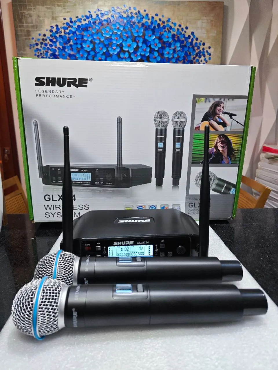 Shure GLXD24 - Microfone Sem Fio Duplo