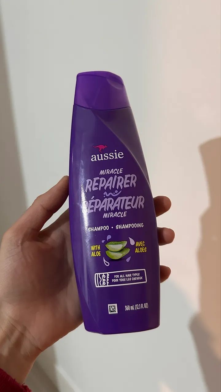 Shampoo Aussie Miracle Repairer 360ml - Novo Importado