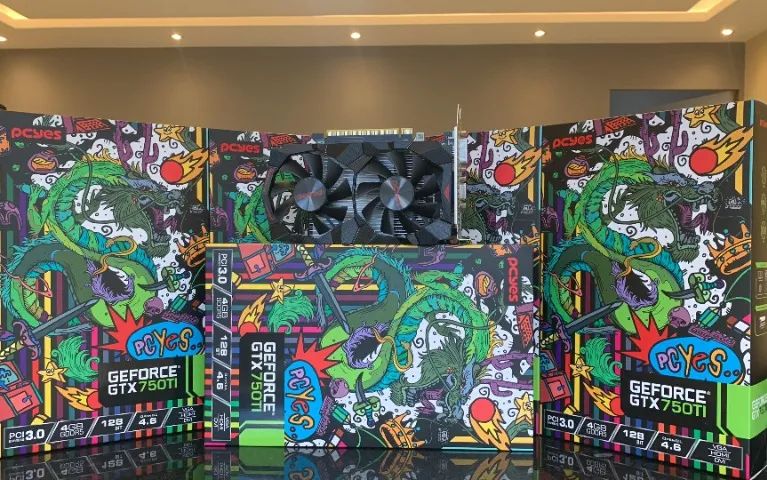 Placa de Vídeo - GTX 750TI , 4GB, GDDR5, Nova.