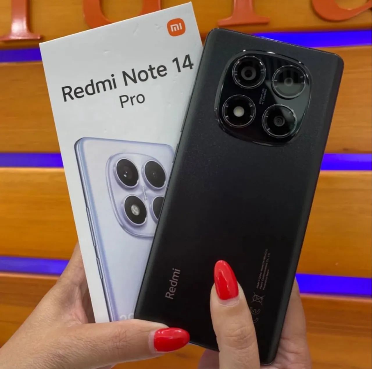 Redmi Note 14PRO Lançamento!!! 256/8. Lacrado com 1 ano de garantia.