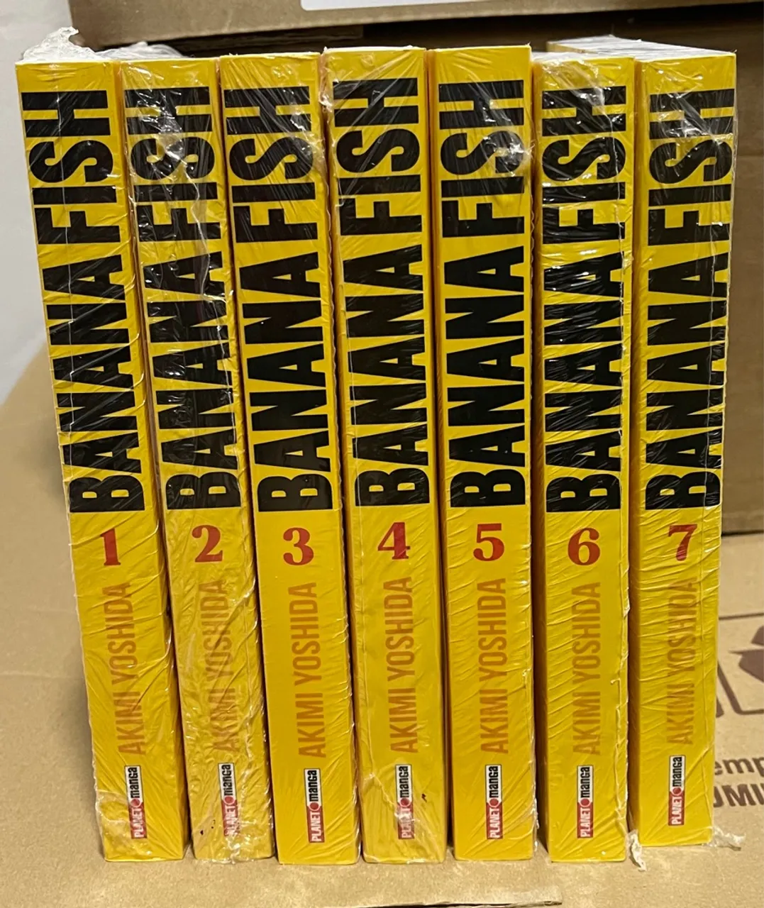 Coleção Banana Fish volumes 1 ao 7 novos e lacrados