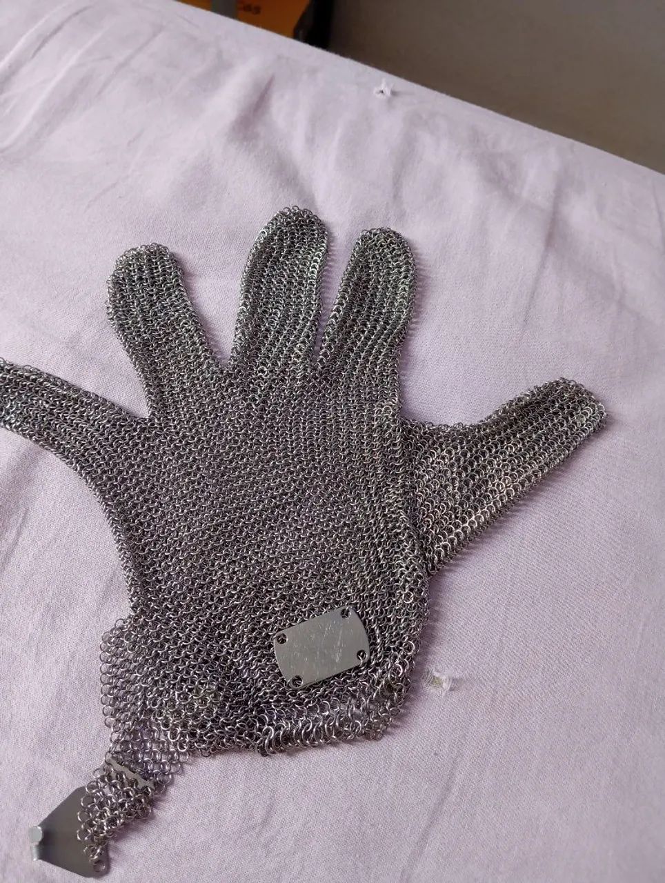 Luva de segurança em malha de aço - Foto 2