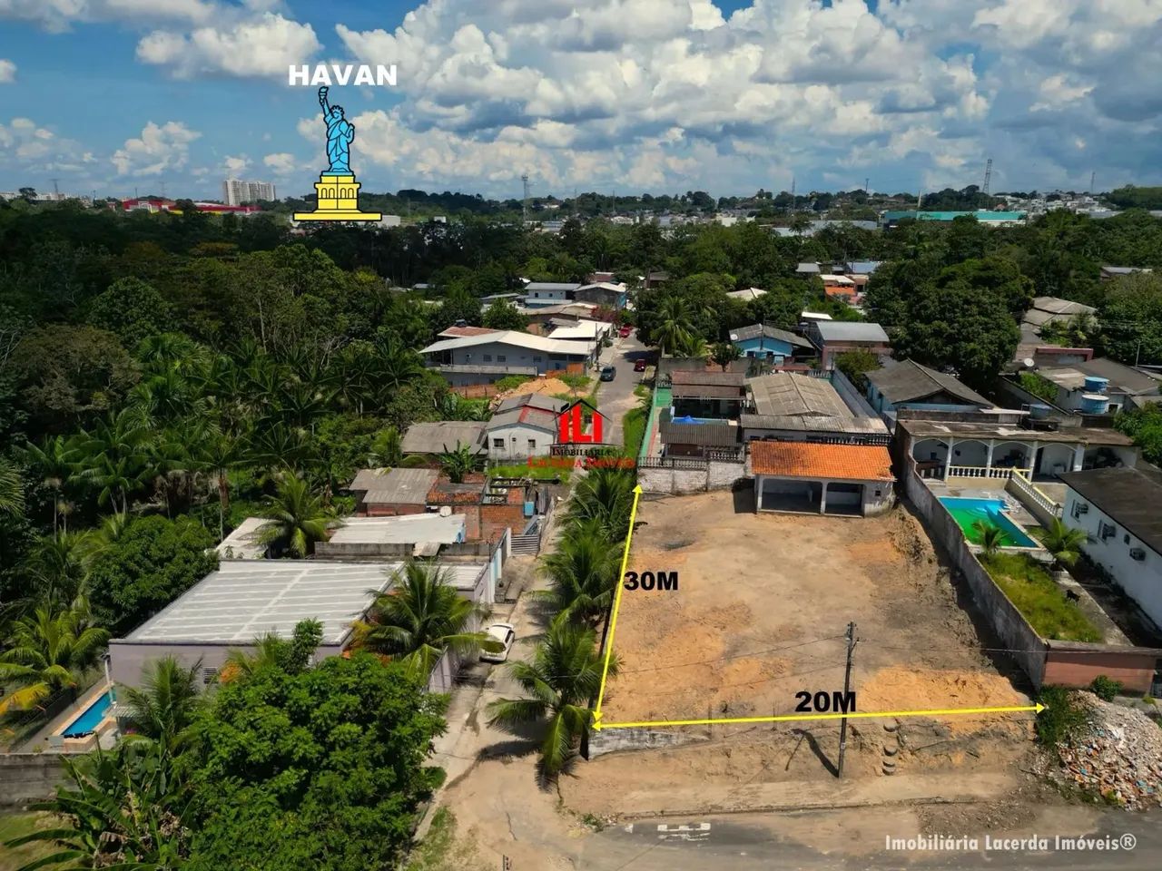Terreno de Esquina com 20m x 30m = 600m² perto da av. das Torres - Foto 5
