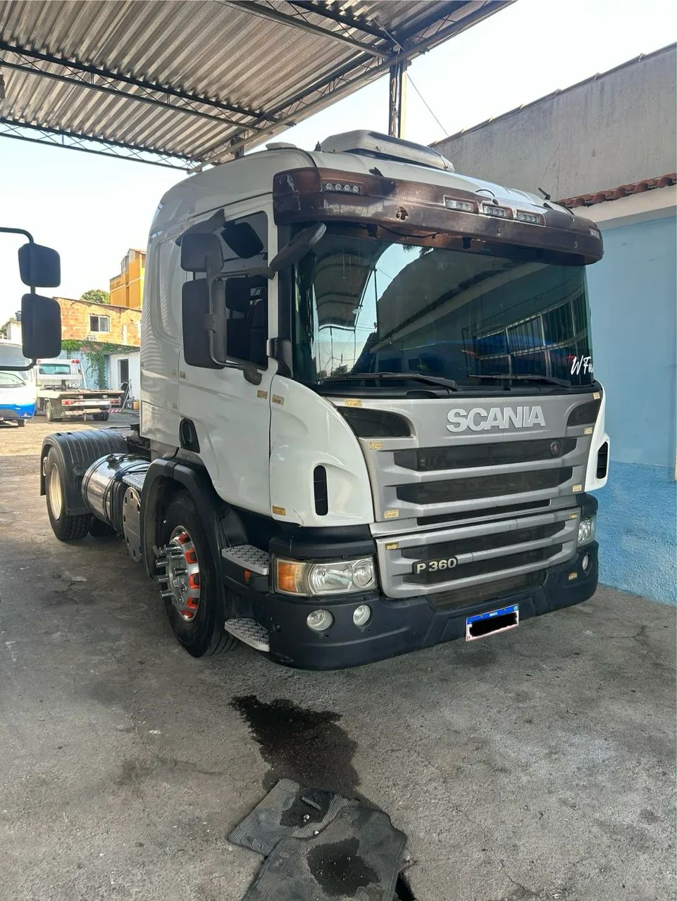 Scania p360 4x2 automático caminhão conservado  - Foto 8