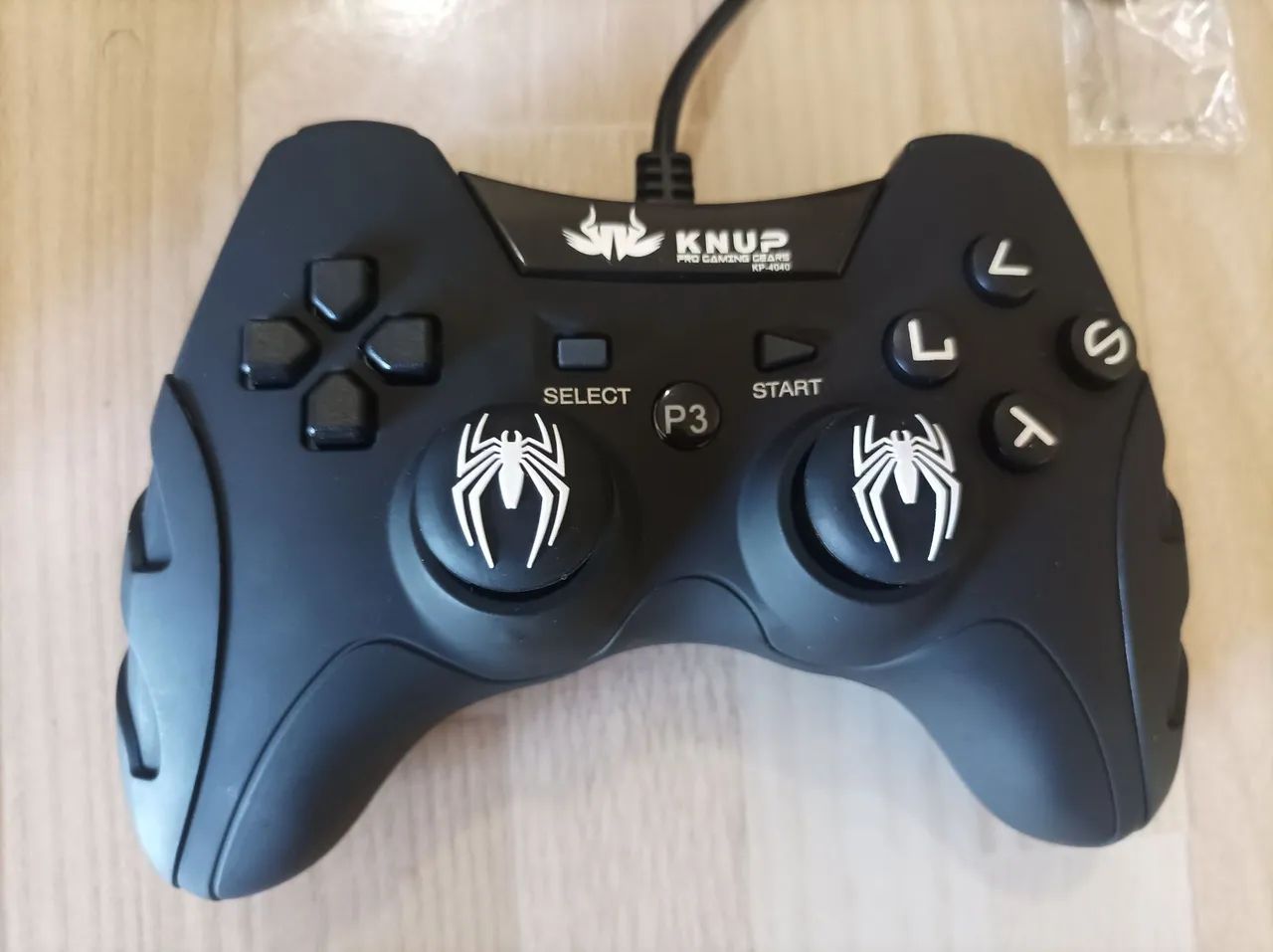 Controle USB PC Steam ps3 com grip - Foto 2