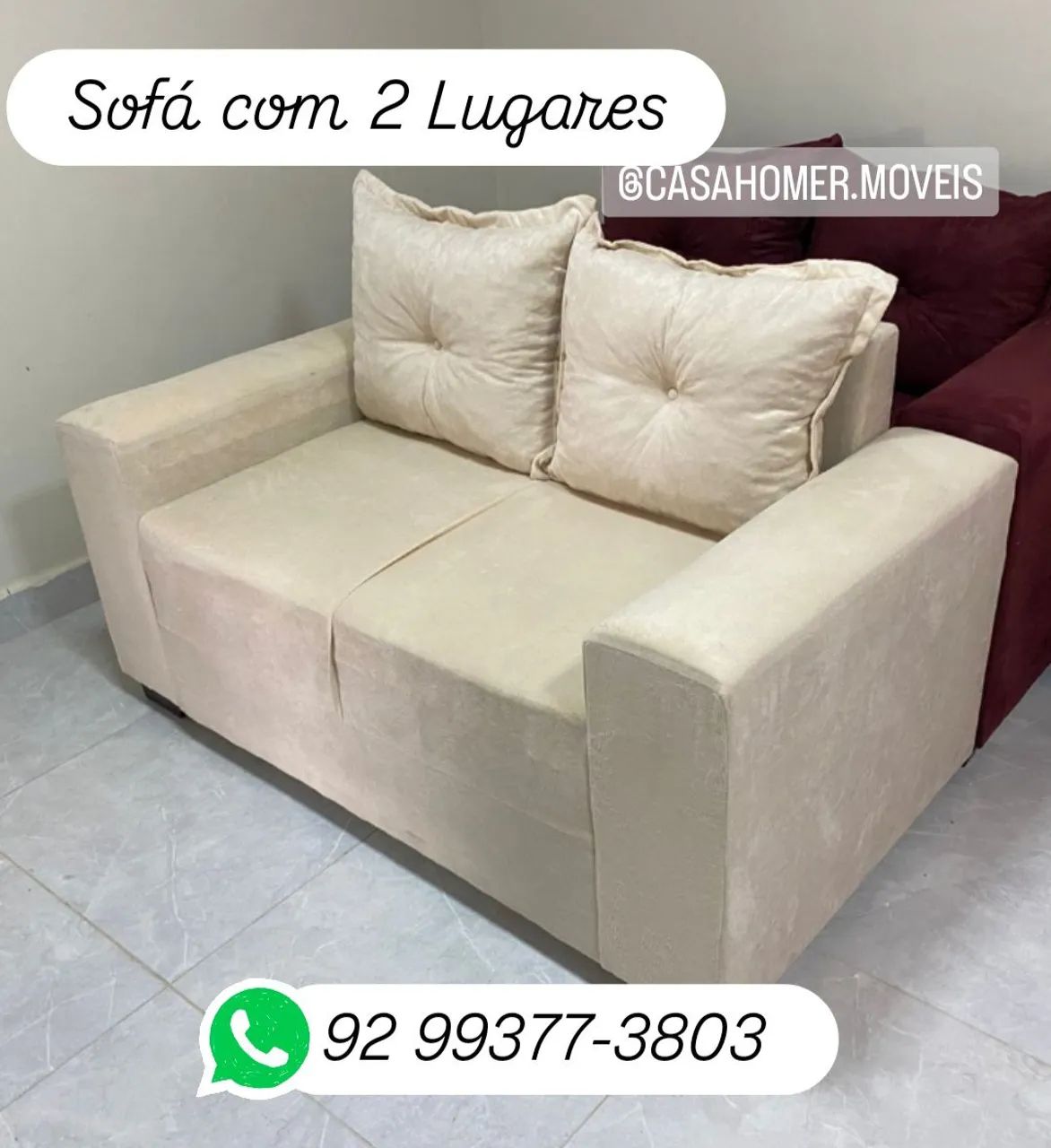 Sofá de 2 Lugares - Foto 3