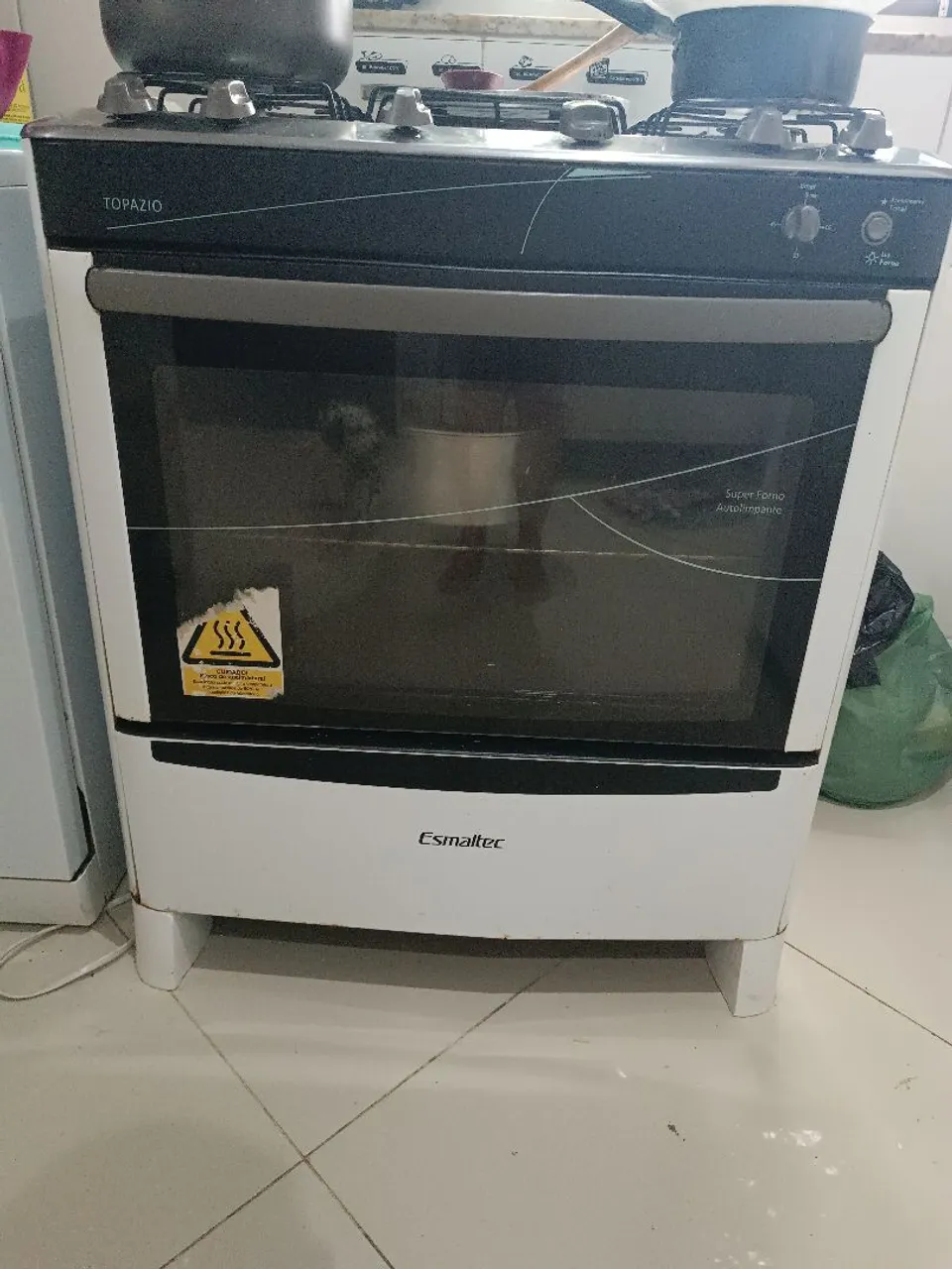 Fogão Esmaltec Topázio com Forno Autolimpante