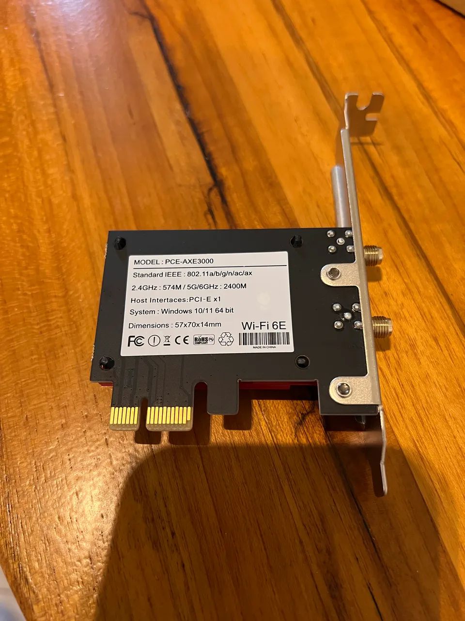 Placa de rede WI-FI 6 E Fenvi PCIe - Foto 2