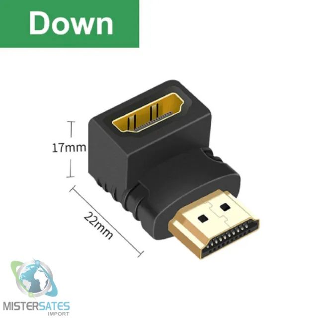 Adaptador HDMI 90 Graus Macho x Fêmea - COD 1101 - Foto 5