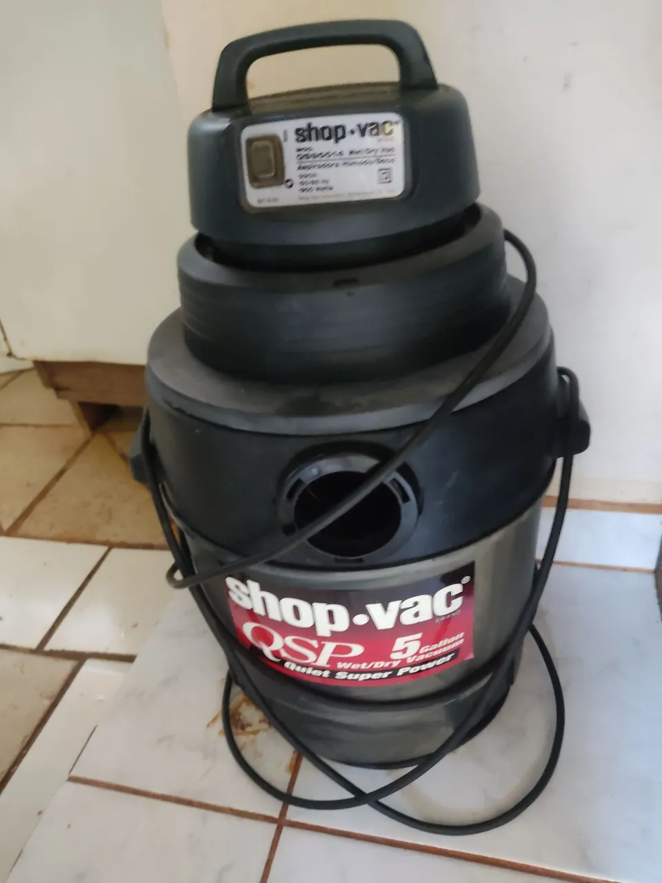Aspirador de Pó e Líquido Shop Vac QSP 5 Galões