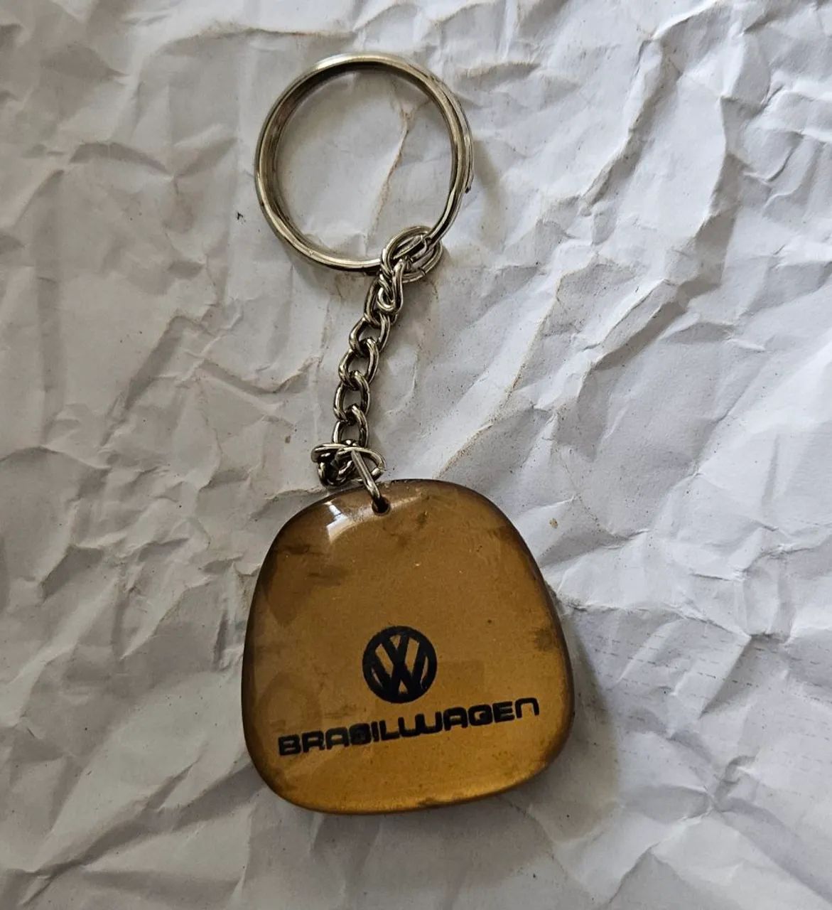 Chaveiro antigo Volkswagen Brasilwagen VW - Foto 2