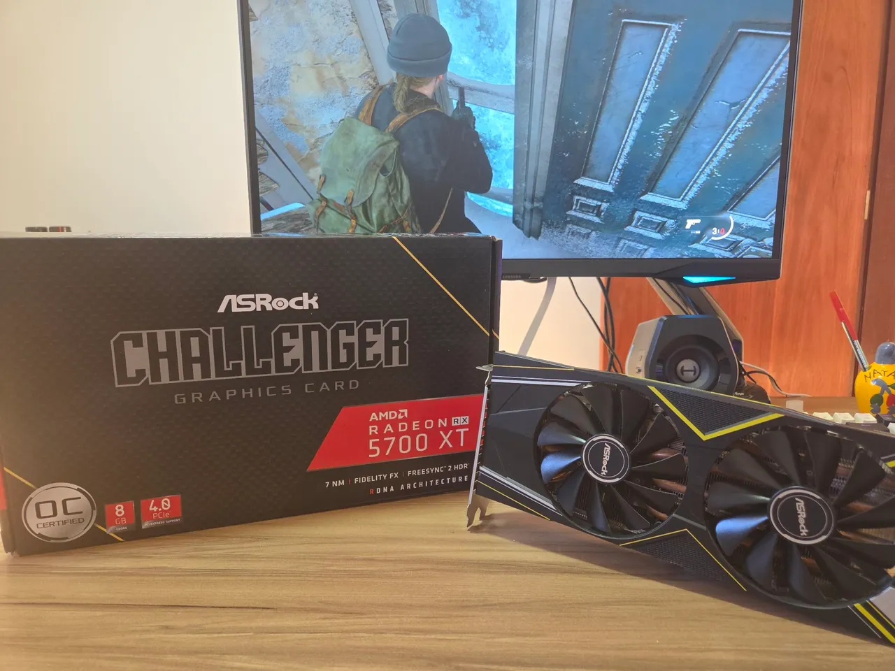 Placa de Vídeo ASRock Challenger Radeon RX 5700 XT 8GB