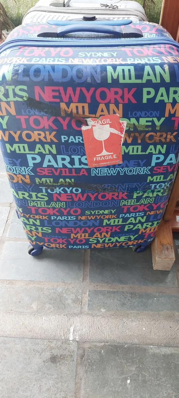 Mala de Viagem Média com avaria interna