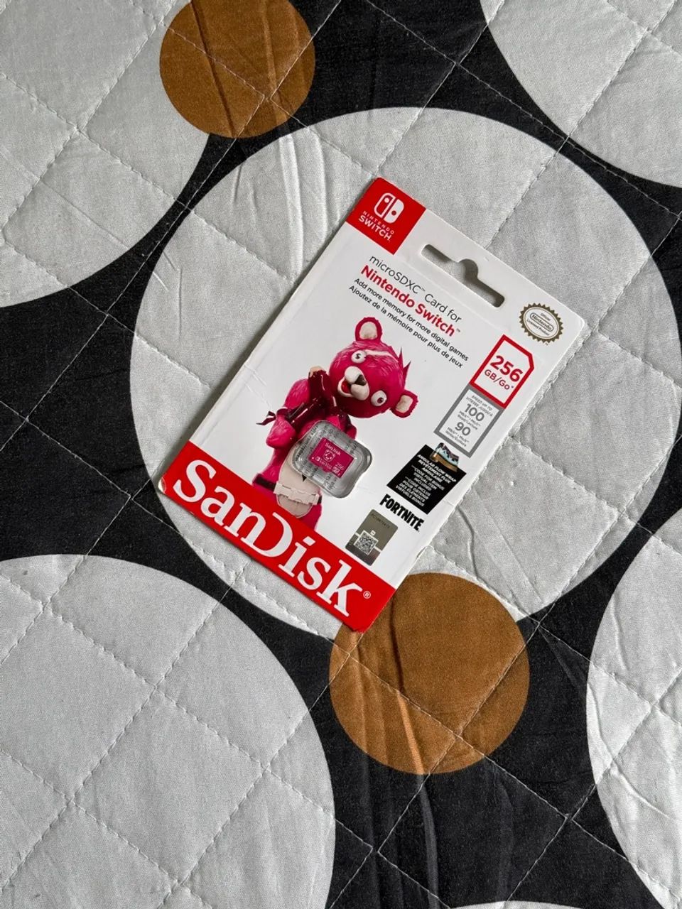 Microsd 256gb Sandisk Microsdxc UHS-i para Nintendo Switch - Fortnite  