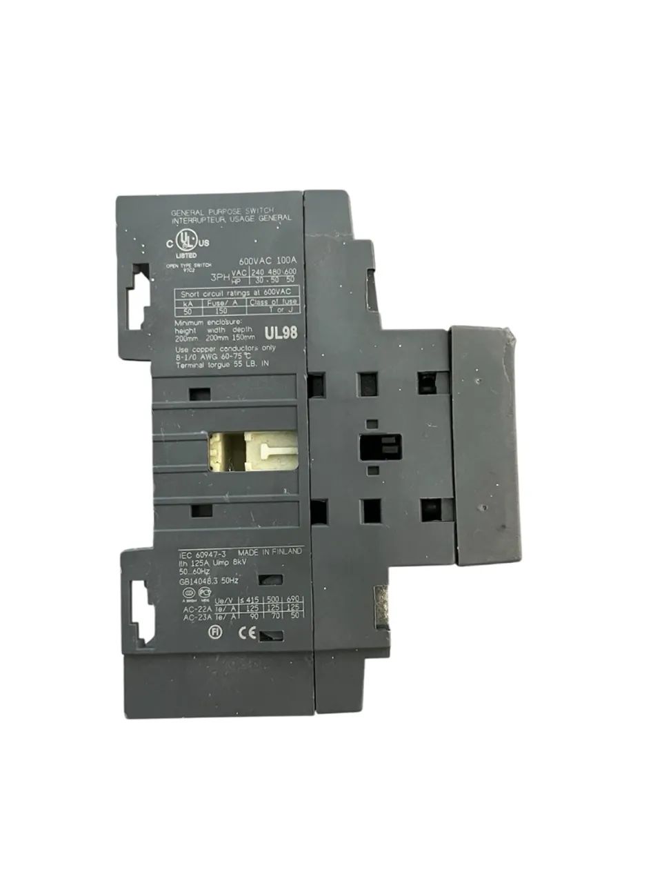 Chave seccionadora OT125F3C ABB433926314667560961