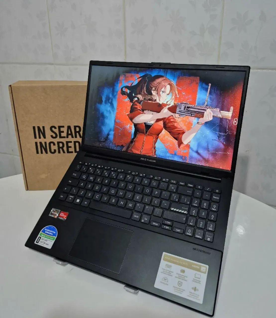 Notebook ASUS Para jogos AMD RYZEN 5 7520U 8GB Ram 512GB SSD - Foto 3