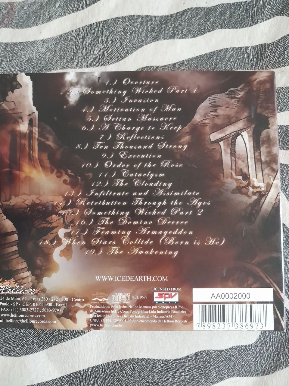 Cd digipack-  Iced Earth - Framing Armageddon - Foto 3
