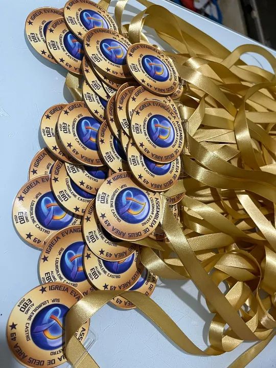 Medalhas personalizadas em acrilico 
