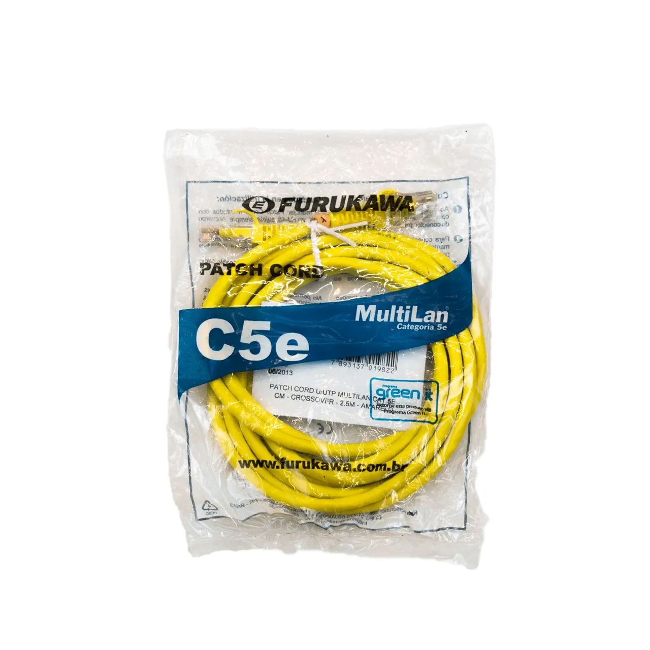 Furukawa Cat5e Network Cable 2.5m - Multilan - Yellow403064580390277120