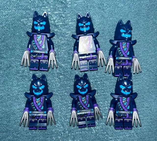lego ninjago lote de 6 Wolf Mask Warrior njo0851