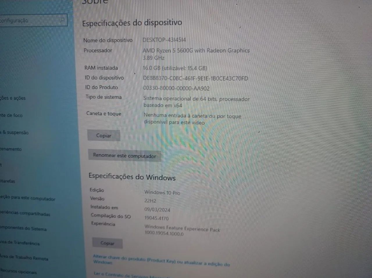 Pc gamer de 1 e 4 meses de uso (1500 comprei por 3000) - Foto 4