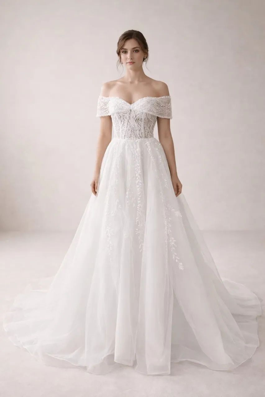 Vestido de Noiva bordado