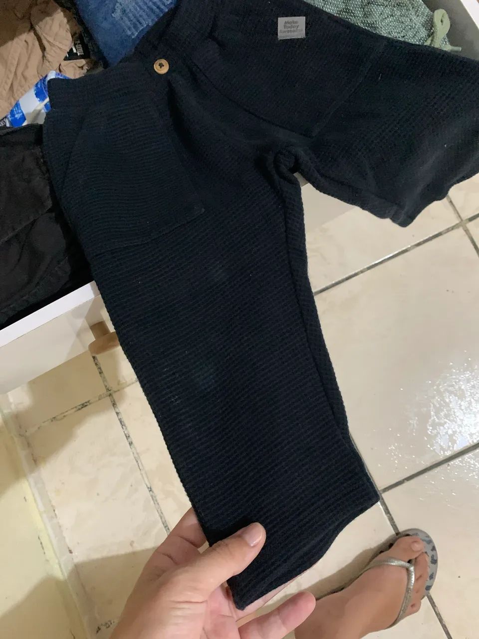 Calça Zara 9-12meses - Foto 3