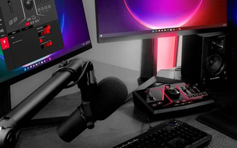 Interface Mixer M-game Solo DJ USB com Efeitos de Voz e Iluminação - Foto 5