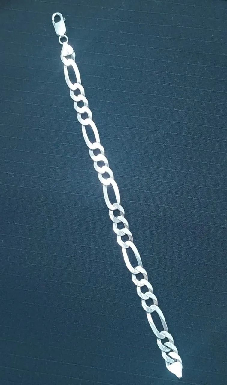 Pulseira 3x1, prata 925. - Foto 2