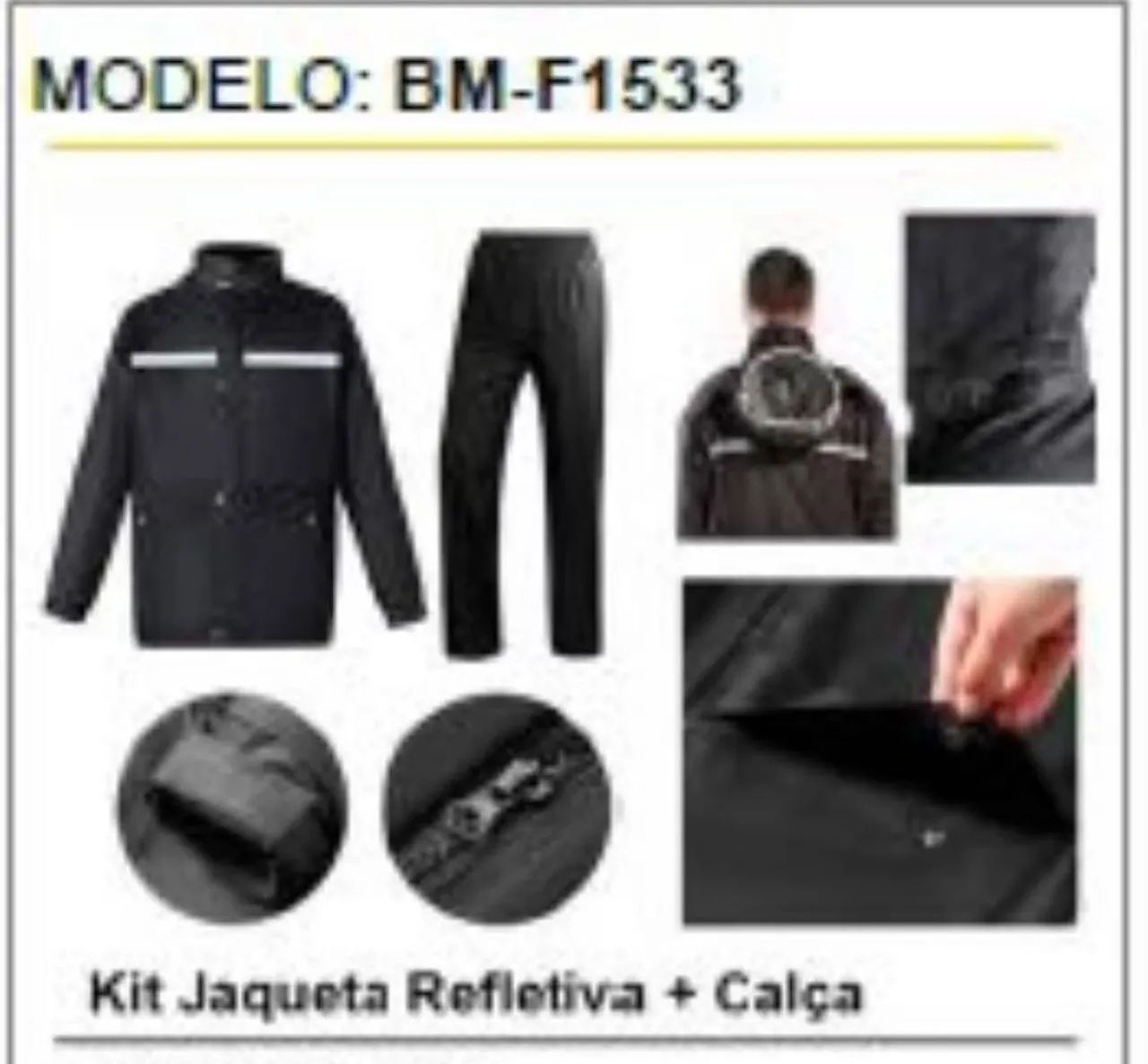 Capa de chuva para motoqueiro  - Foto 4