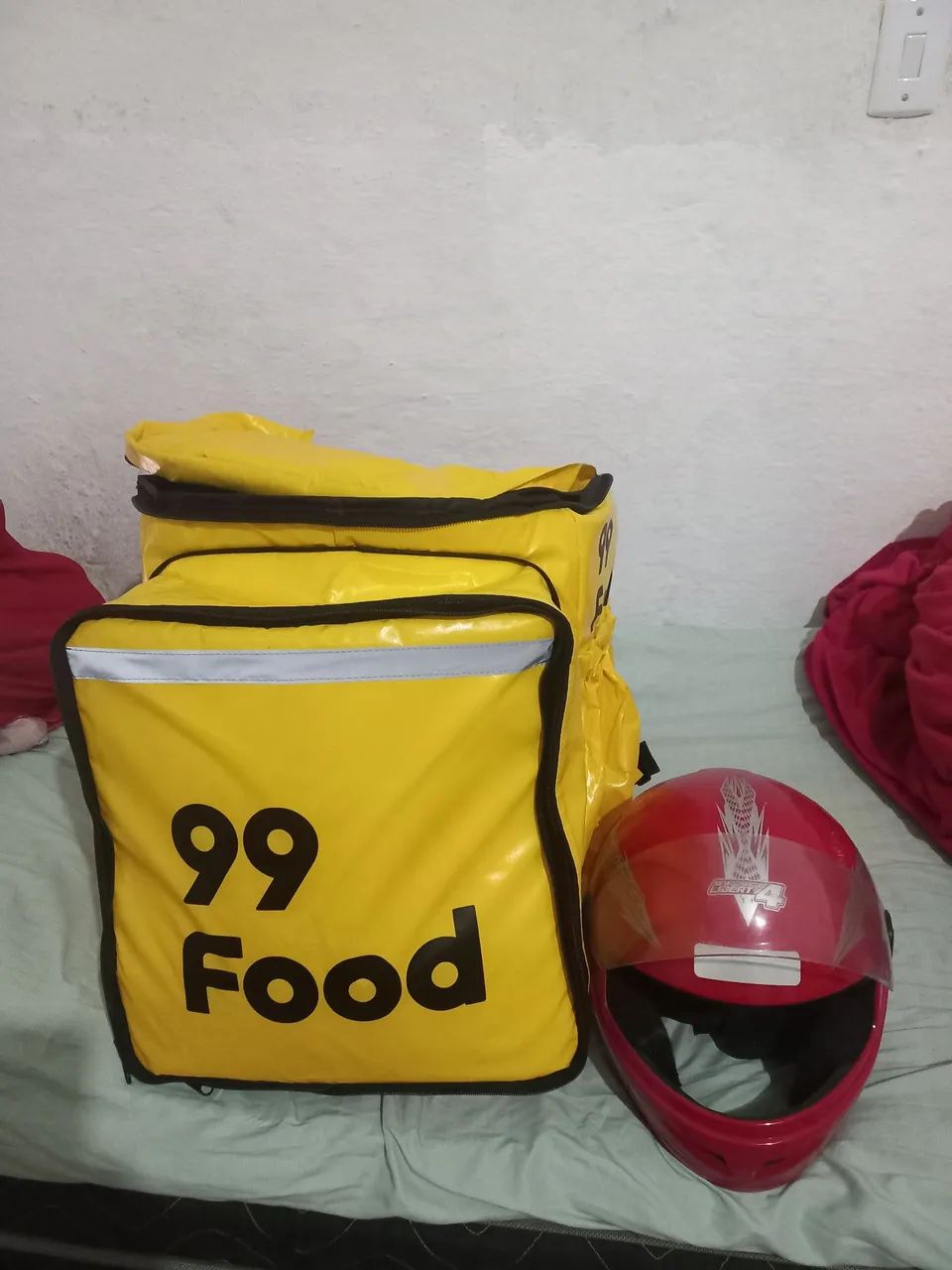 KIT MOTOCA BAG NOVA E CAPACETE  - Foto 2