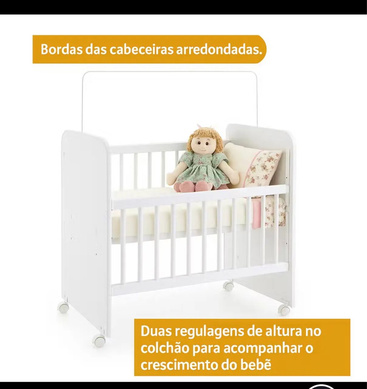 Berço Mini + kit completo  - Foto 4