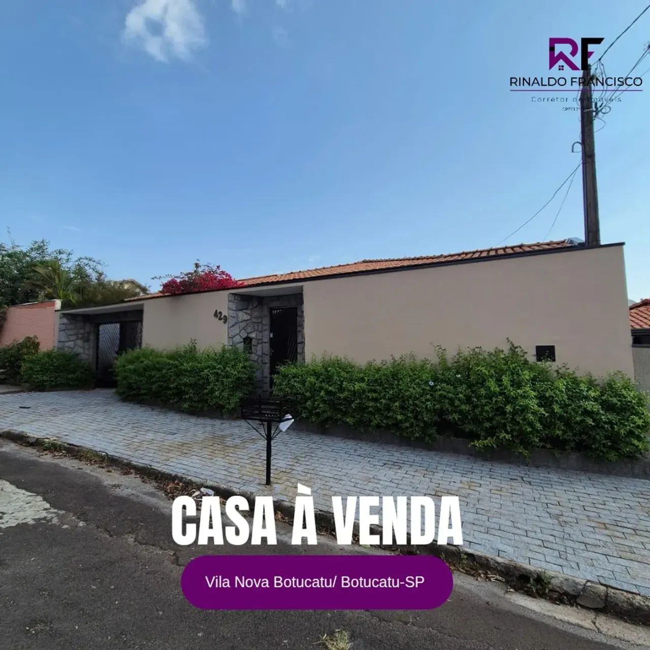 Excelente oportunidade na Vila Nova! Casa ampla, robusta e com 450m² de terreno.