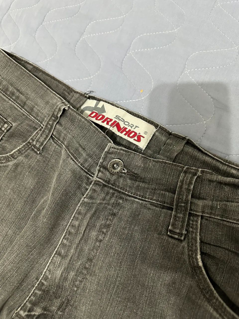 Calça Jeans Dorinhos Cinza - Foto 3